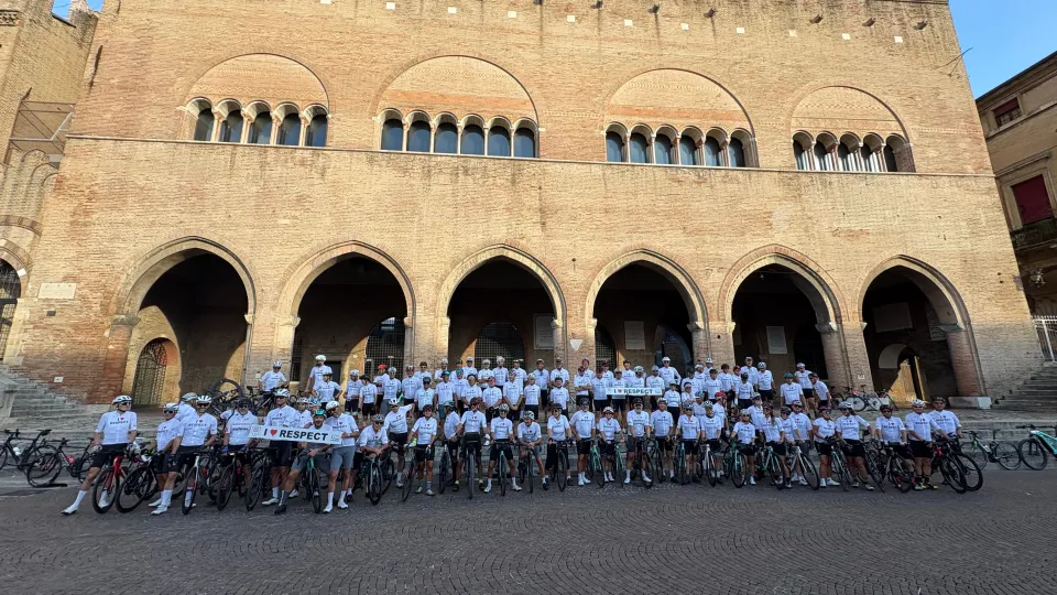 l'avvio del primo Respect Day in piazza Cavour a Rimini