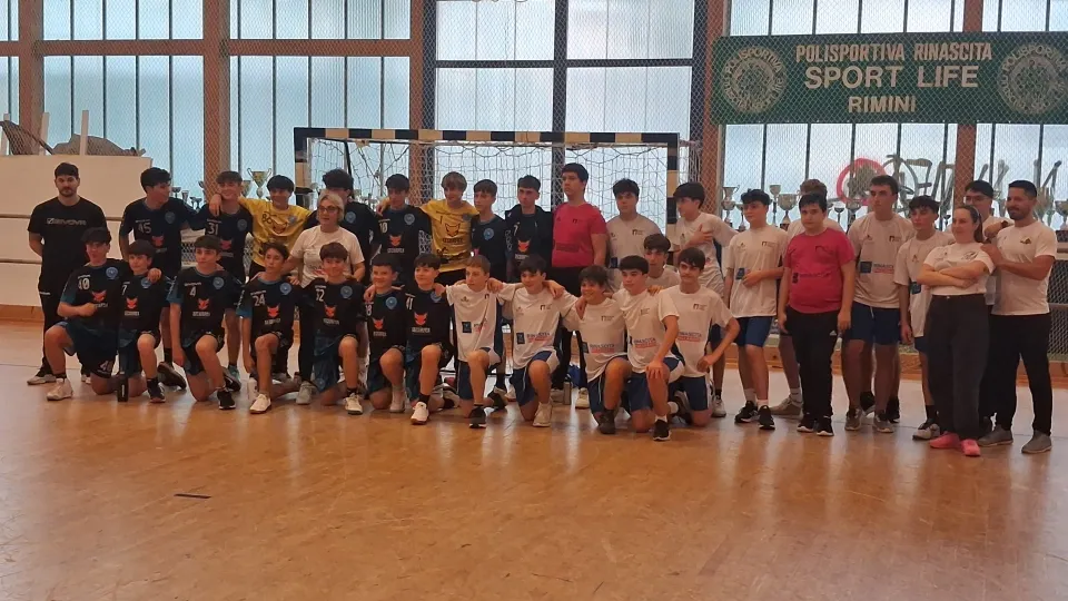 Le due squadre insieme