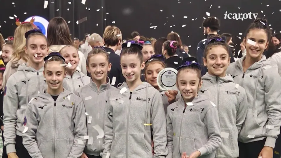 Le ginnaste dell'Edera Ravenna alle Finali Nazionali a Squadre Allieve Gold
