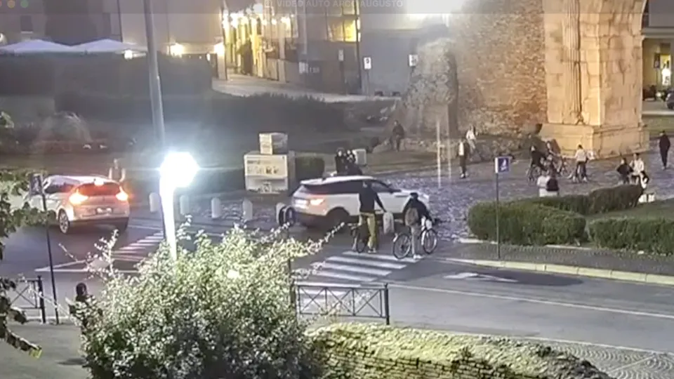 le immagini riprese dalle telecamere