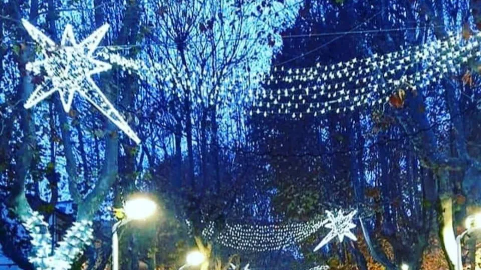 le luminarie natalizie