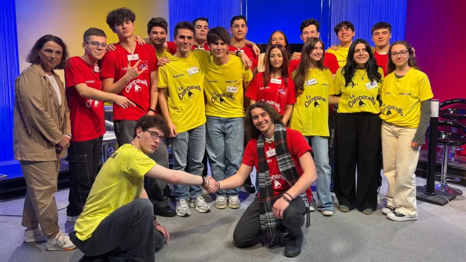 Le squadre dell'Einstein e del Belluzzi-da Vinci a fine puntata