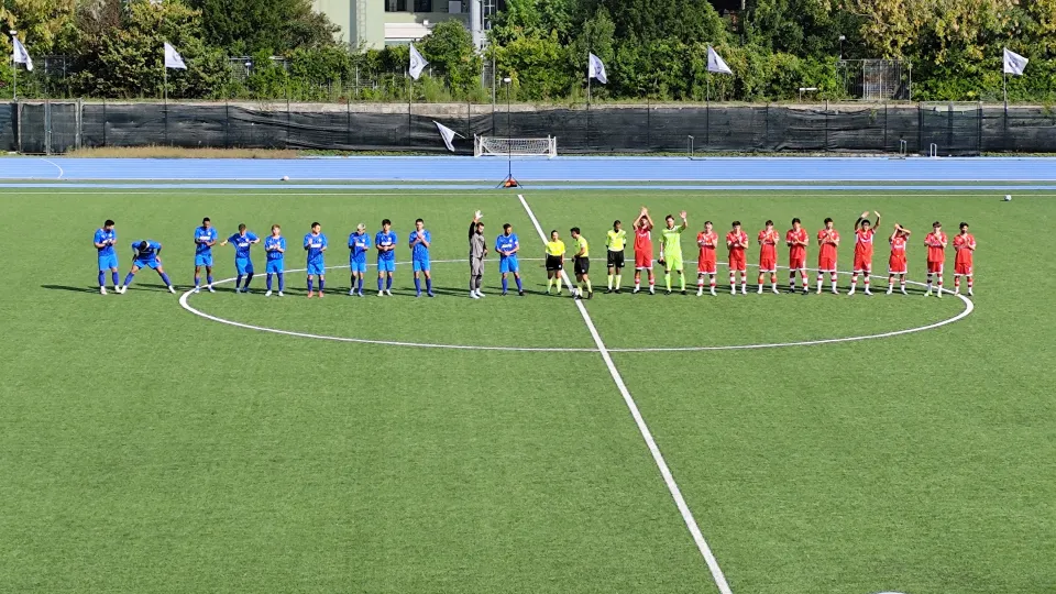 le squadre in campo