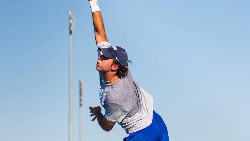 Leonardo Fabbri in azione