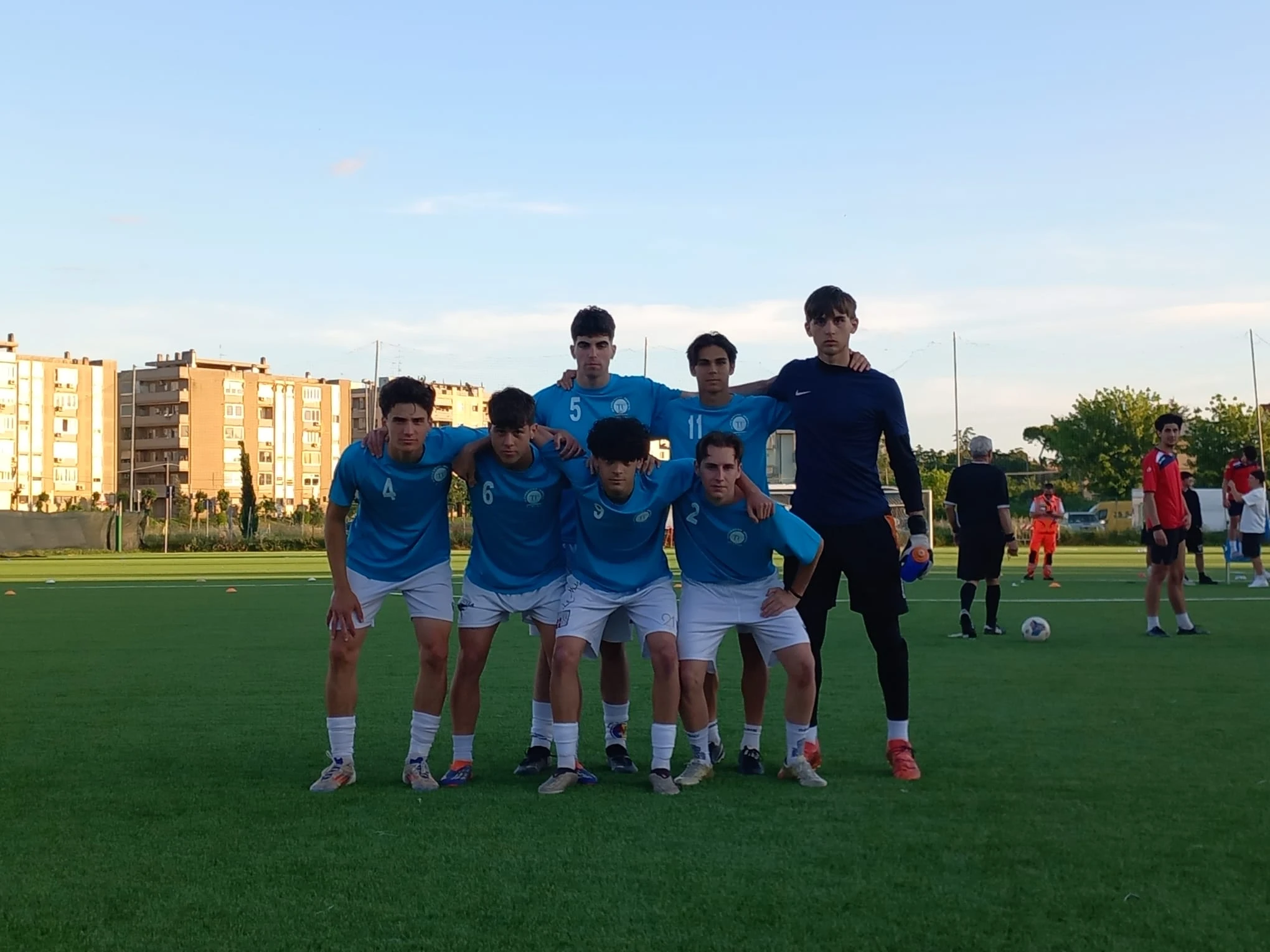 la squadra dell'Ites Valturio