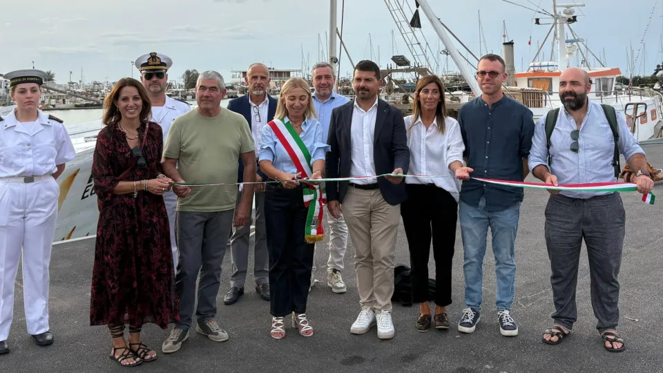 L'inaugurazione al porto di Cattolica