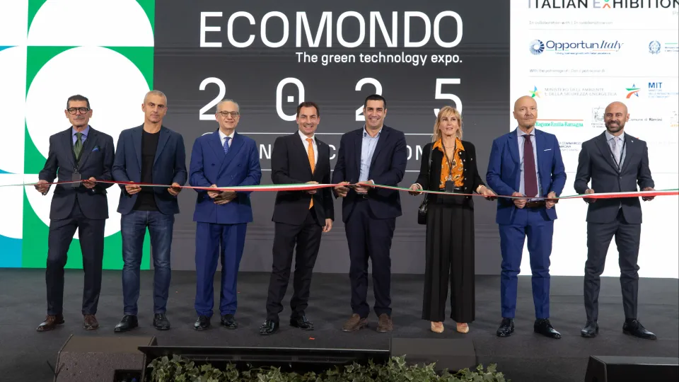 L'inaugurazione di Ecomondo