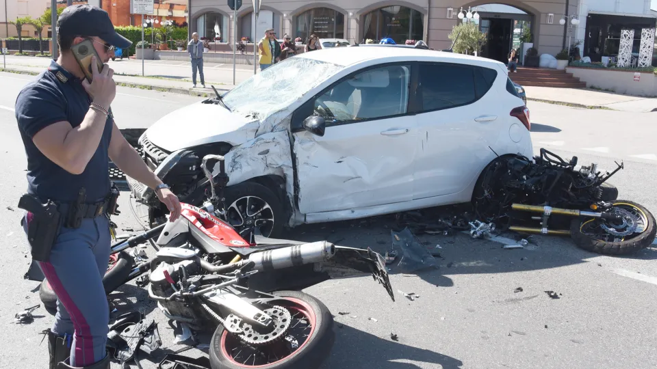 l'incidente a Santa Giustina (Adriapress)