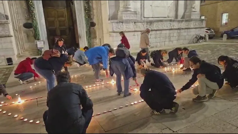 l'iniziativa sul sagrato del Duomo