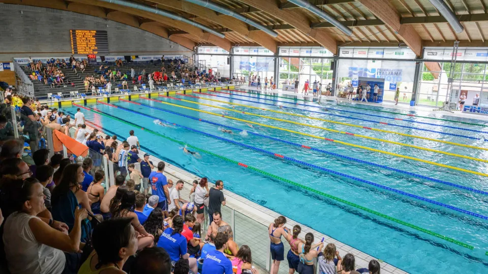Lo Stadio del Nuoto di Riccione