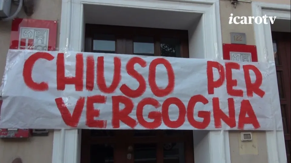 Lo striscione profetico della Curva Est