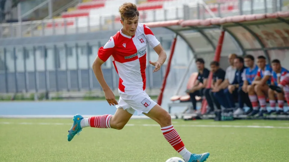 Luca Marconi con la maglia del Rimini F.C.
