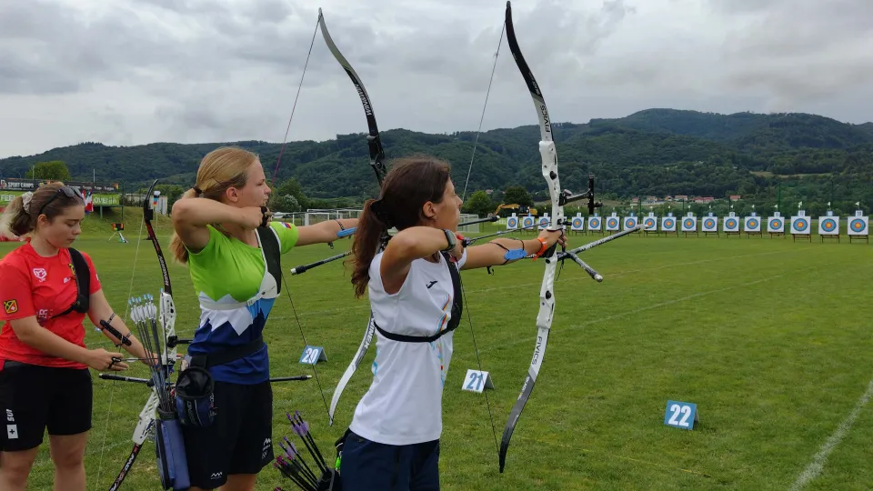 Lucrezia Tura in azione in Slovenia