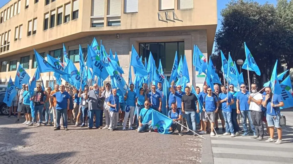 manifestazione Uil Fp