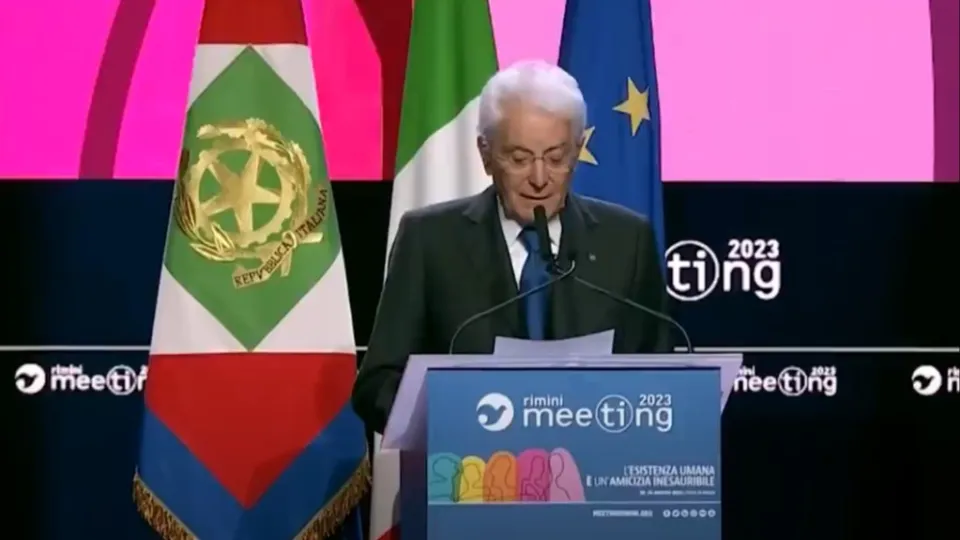 Mattarella al Meeting 2023