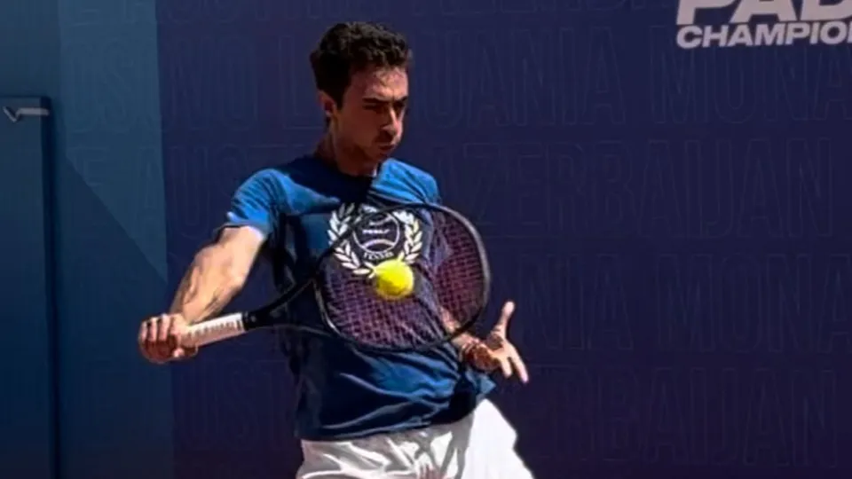 Mattia Bandini in azione