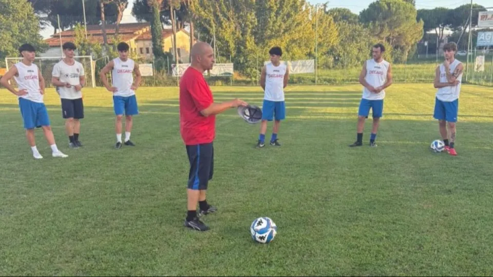 Mirco Giorgi in allenamento