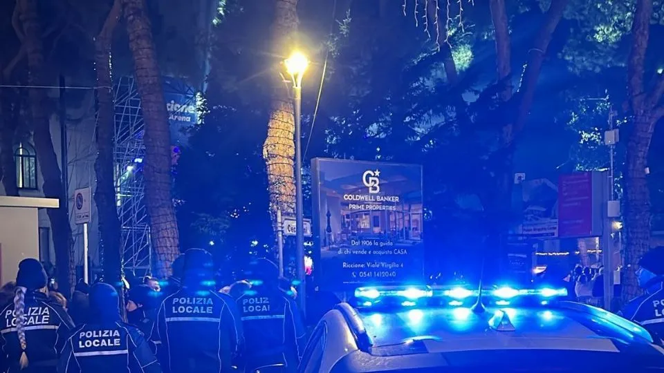 i controlli della polizia locale Riccione
