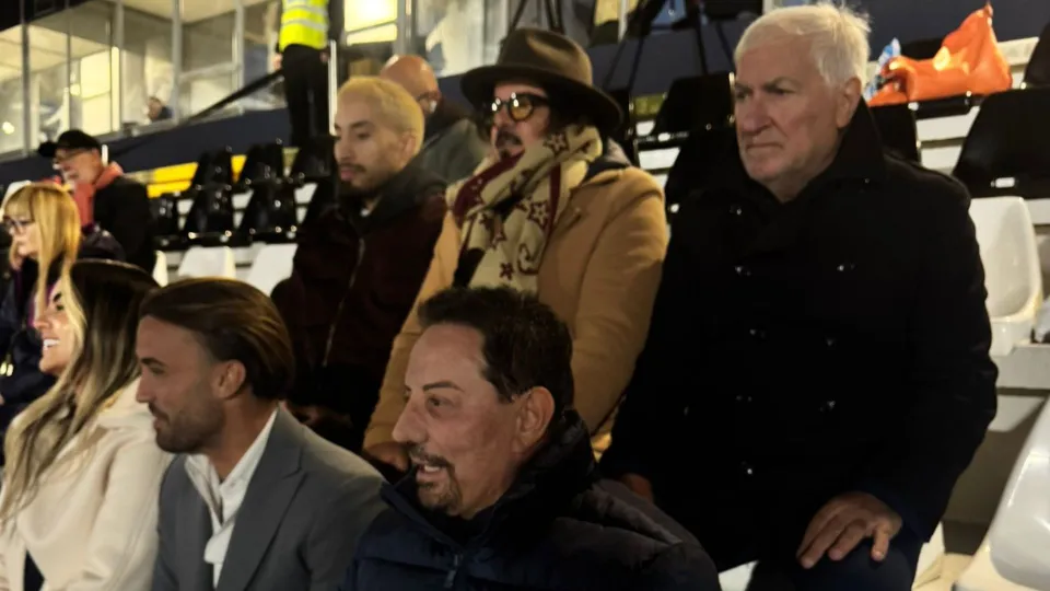 Nicola Di Matteo insieme al nuovo staff dirigenziale del Rimini F.C.