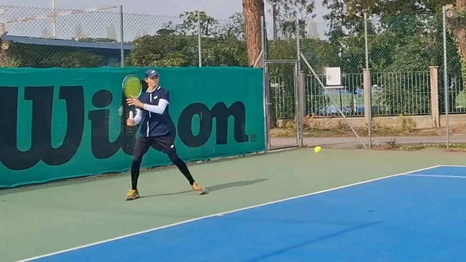 Federico Strocchi in azione