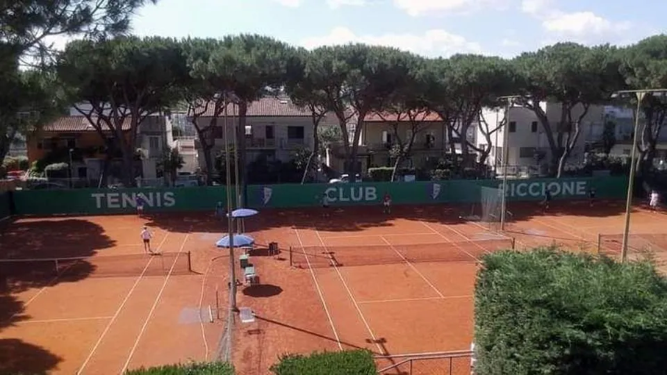 Una bella immagine dall’alto del Tennis Club Riccione