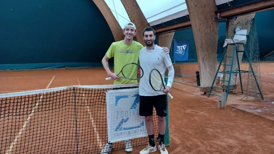 Alberti e Baldoni prima della finale