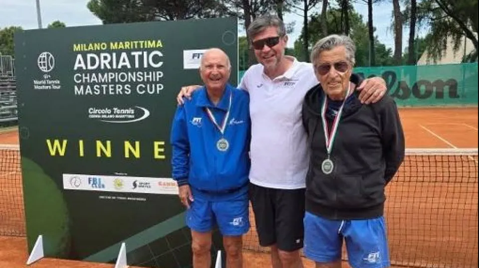 Paolo Pambianco premia i finalisti del tabellone Over 85