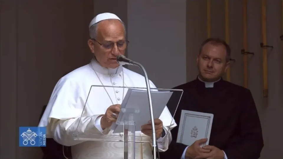 Papa Leone all'Angelus