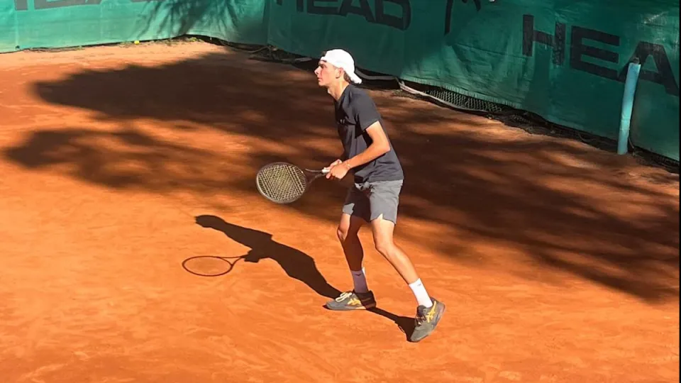 Pietro Rinaldini in azione
