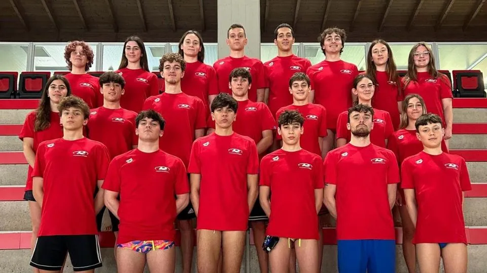 La squadra dei finalisti di Polisportiva Riccione