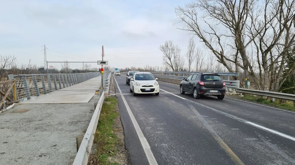 la riapertura del ponte sulla SP49