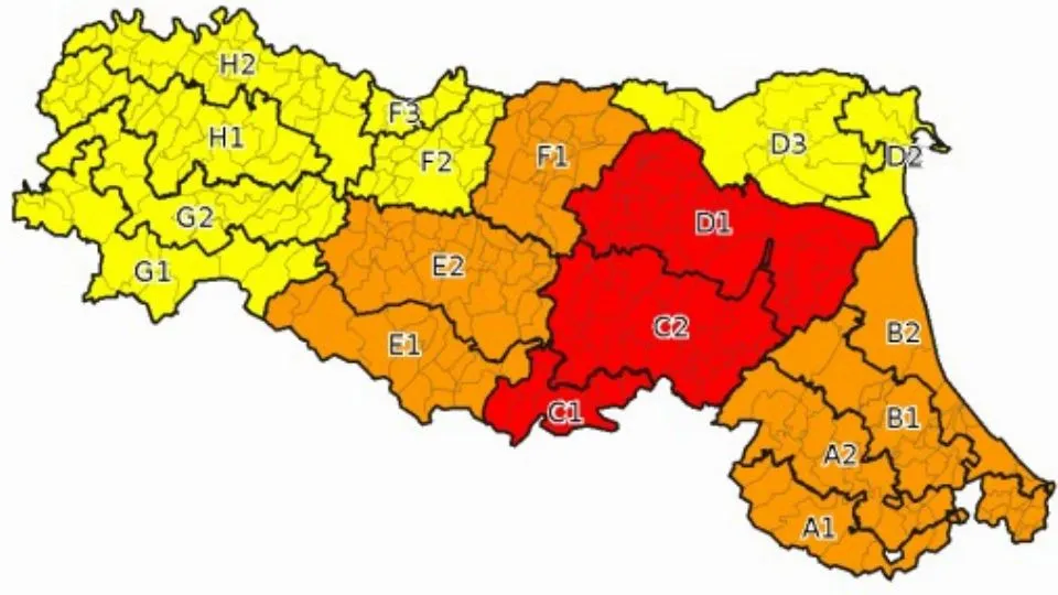 l’allerta meteo
