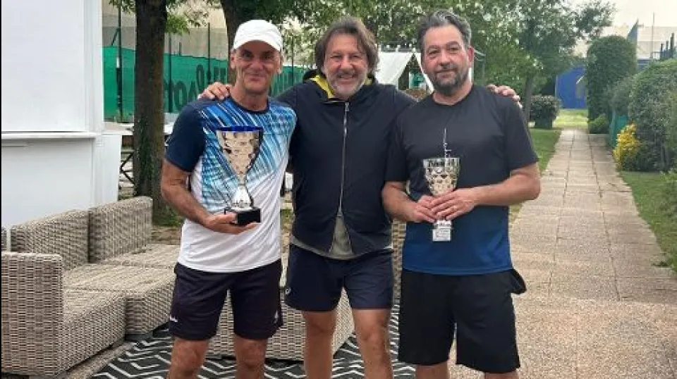 premiazione del torneo Over 55