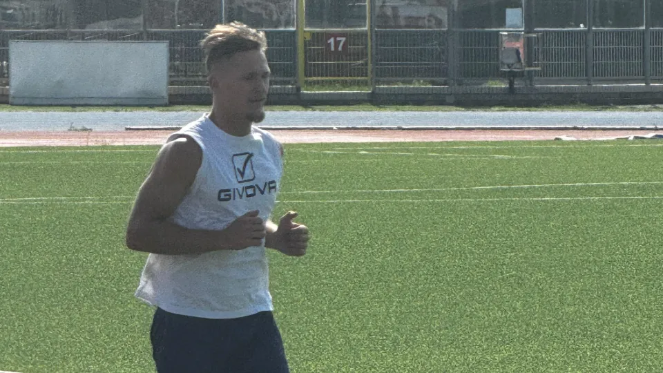 Primo giorno di allenamento per Linas Megelaitis