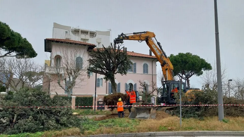 il cantiere a Bellariva
