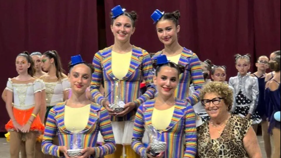 Quartetto Green Pearl Show White con la presidente Gigliola Mattei