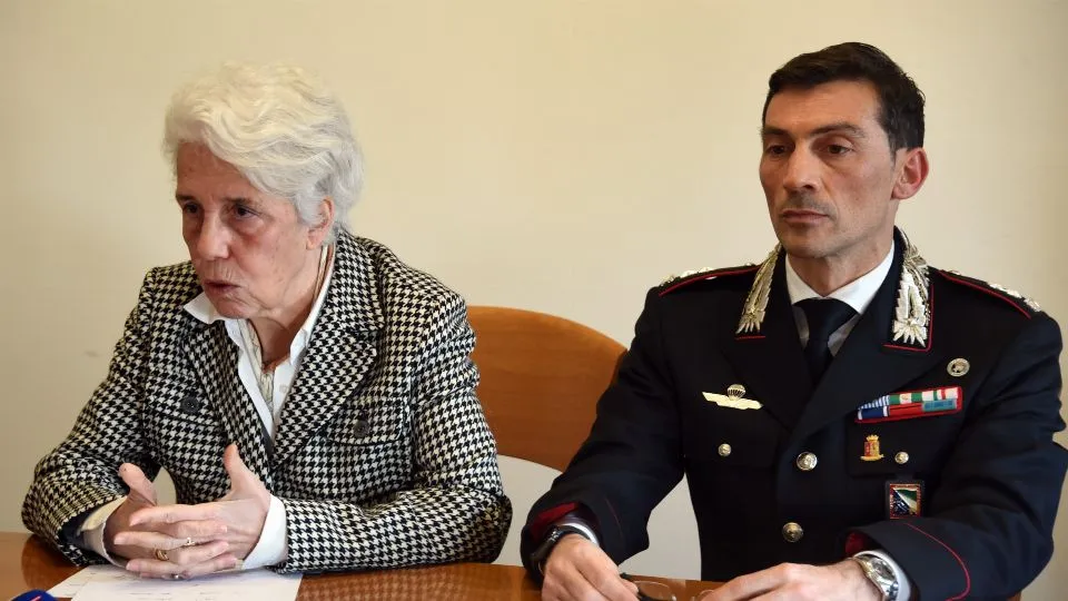 la Procuratrice Melotti e il Colonnello Scarponi. © Manuel Migliorini – Adriapress.
