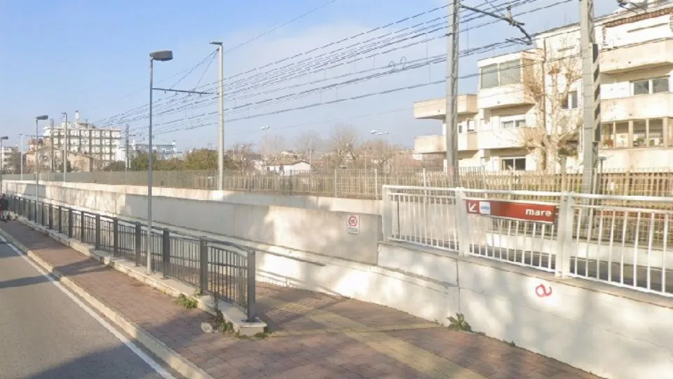 il sottopasso pedonale dove è avvenuta la rapina
