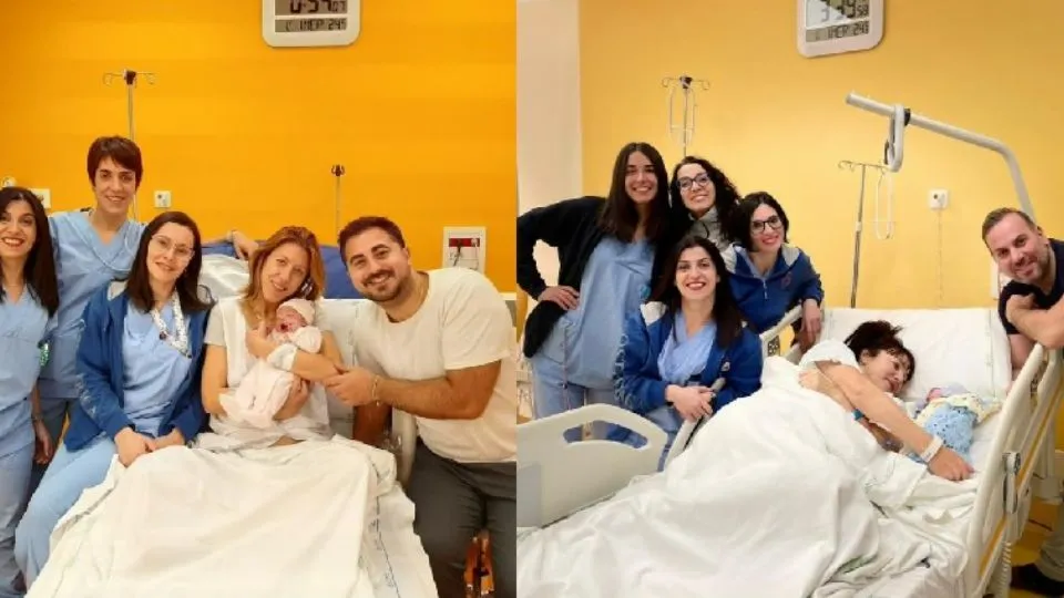 neonati, staff e famiglie
(l’ultima nata del 2024 e il primo del 2025)