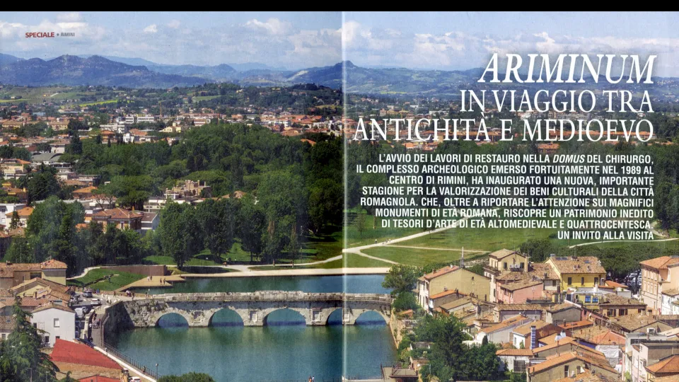 Rimini protagonista della rivista Archeo
