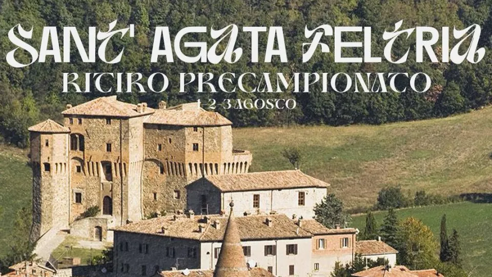 Ritiro precampionato a Sant'Agata Feltria per i gialloblù