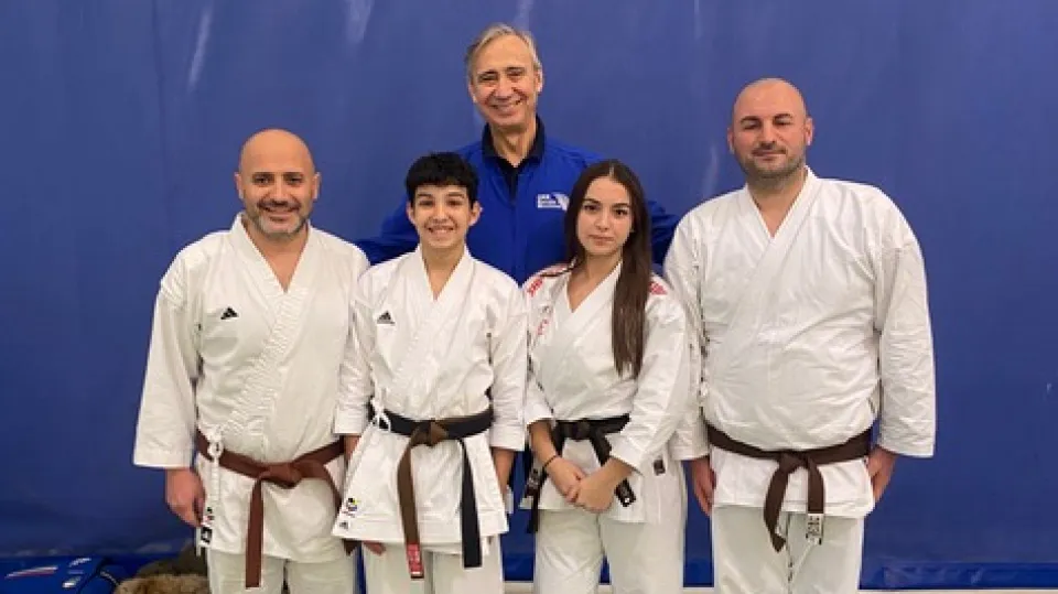 Roberto Corbelli con Davide Abbruscato, Francesco Bonafede, Isabel Cardaropoli e Salvatore De Cristofano