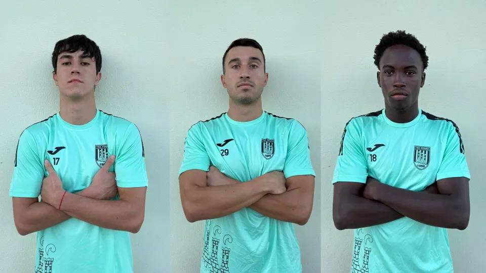 Ruan De Melo, Alessandro Mazzei e Junior Maurice Kamouni