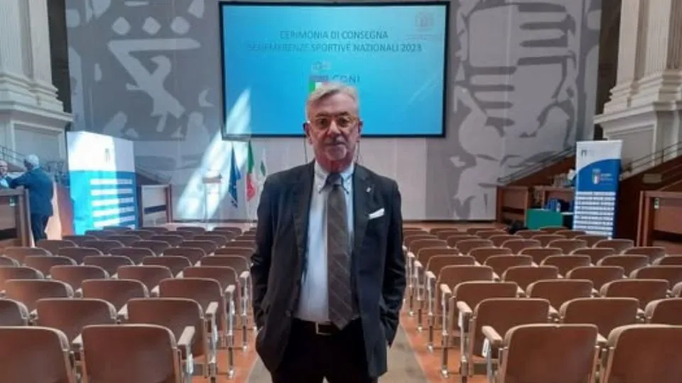 Andrea Dondi alle premiazioni del CONI in Santa Lucia
