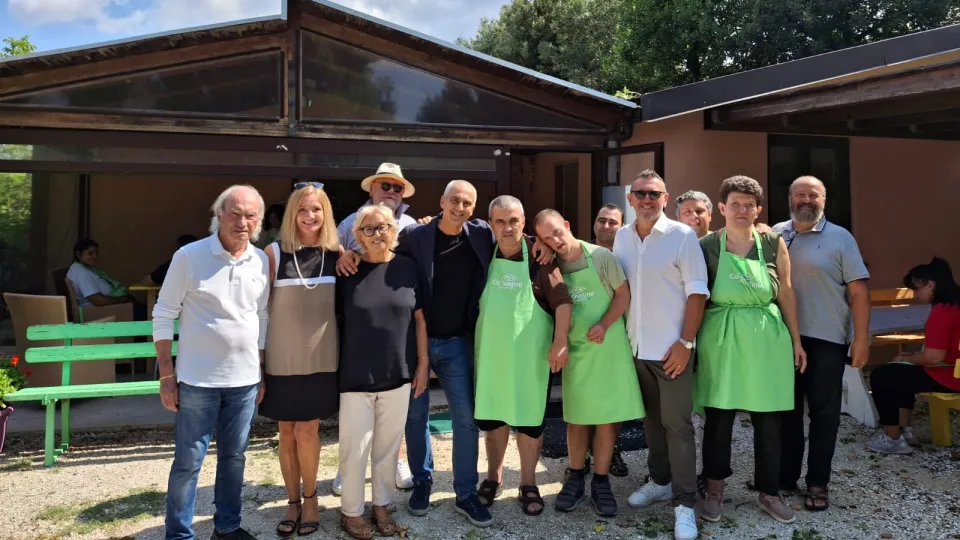 Sadegholvaad in visita a Ca' Santino