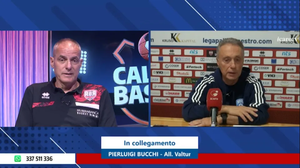 Sandro Dell'Agnello in studio e Piero Bucchi in collegamento