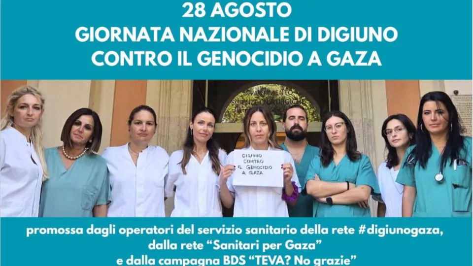 sanitari per gaza 28 agosto