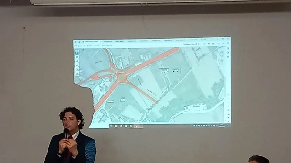 l’assessore Morolli all’incontro con i cittadini di Santa Critina