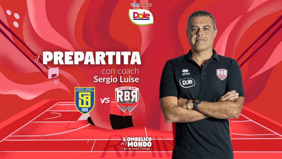 Sergio Luise, viceallenatore della Dole Basket Rimini