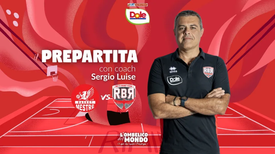 Sergio Luise, viceallenatore della Dole Basket Rimini